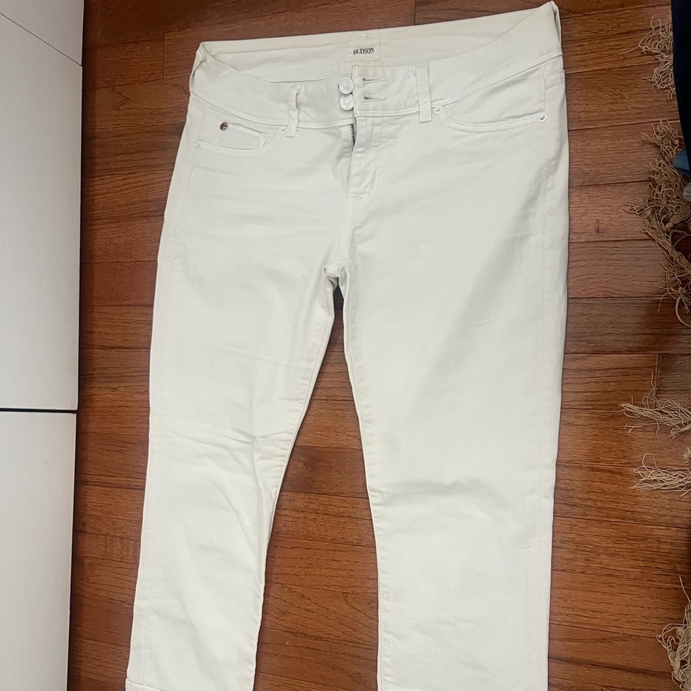 Women's White Hudson Jeans
